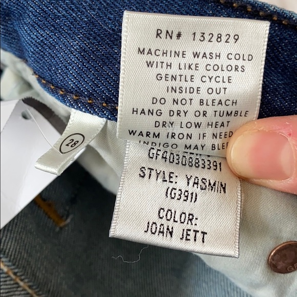 NEW • GRLFRND • Yasmin Skinny Jeans Joan Jett 28 - Picture 5 of 6